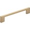 Jeffrey Alexander 128 mm Center-to-Center Satin Bronze Square Sutton Cabinet Bar Pull 635-128SBZ - alternate 1
